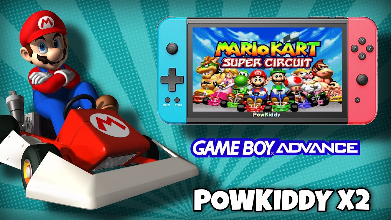 POWKIDDY X2   TESTANDO JOGOS DE GAME BOY ADVANCE