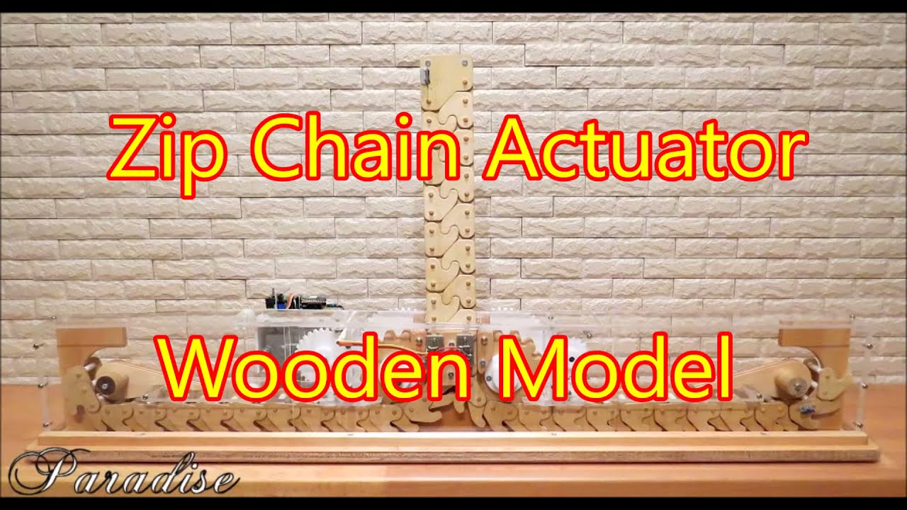 Wooden Zip Chain Actuator