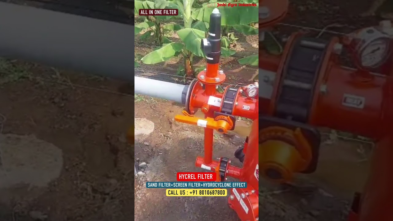 Hycrel Filter (Sand Filter + Screen Filter + Hydrocyclone Effect) 