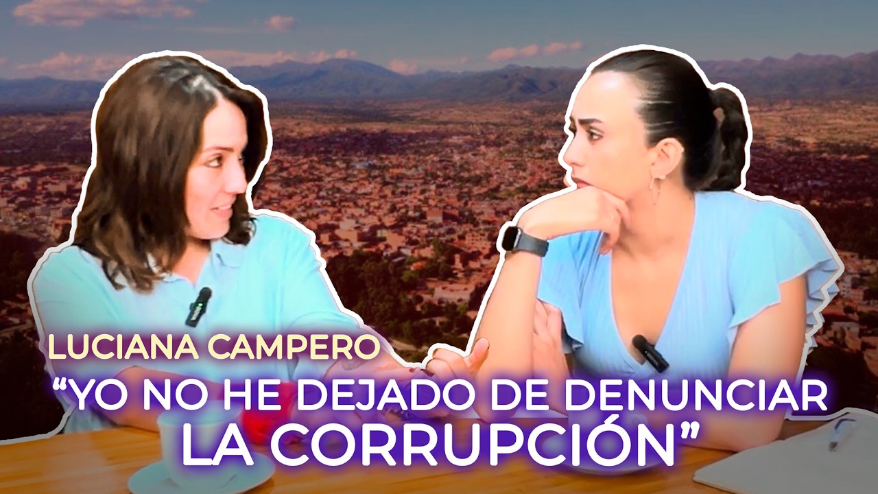 Luciana Campero y su campaña para ser alcaldesa de Tarija