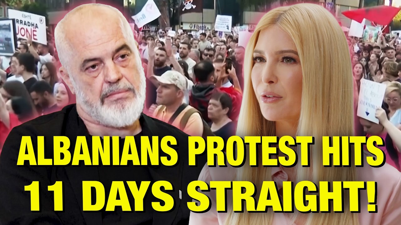 Albanian Protesters DEMAND OUSTER Of Ivanka, Jared & Their Prime Minister!