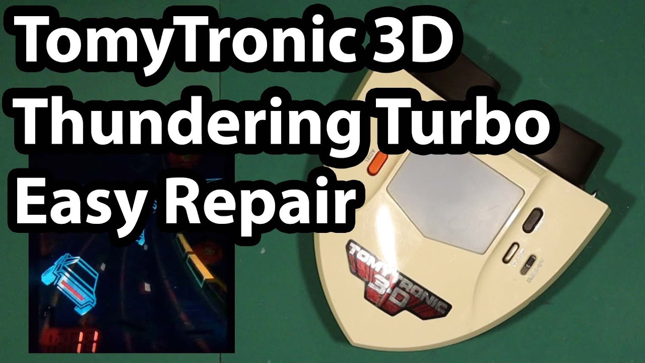 TomyTronic 3D Game Repair - Thundering Turbo - Retro Gaming