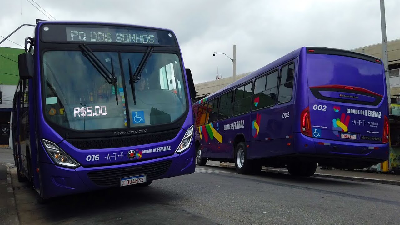 PRAÇA da BIBLIA - FERRAZ de VASCONCELOS | Movimentações de Ônibus #35