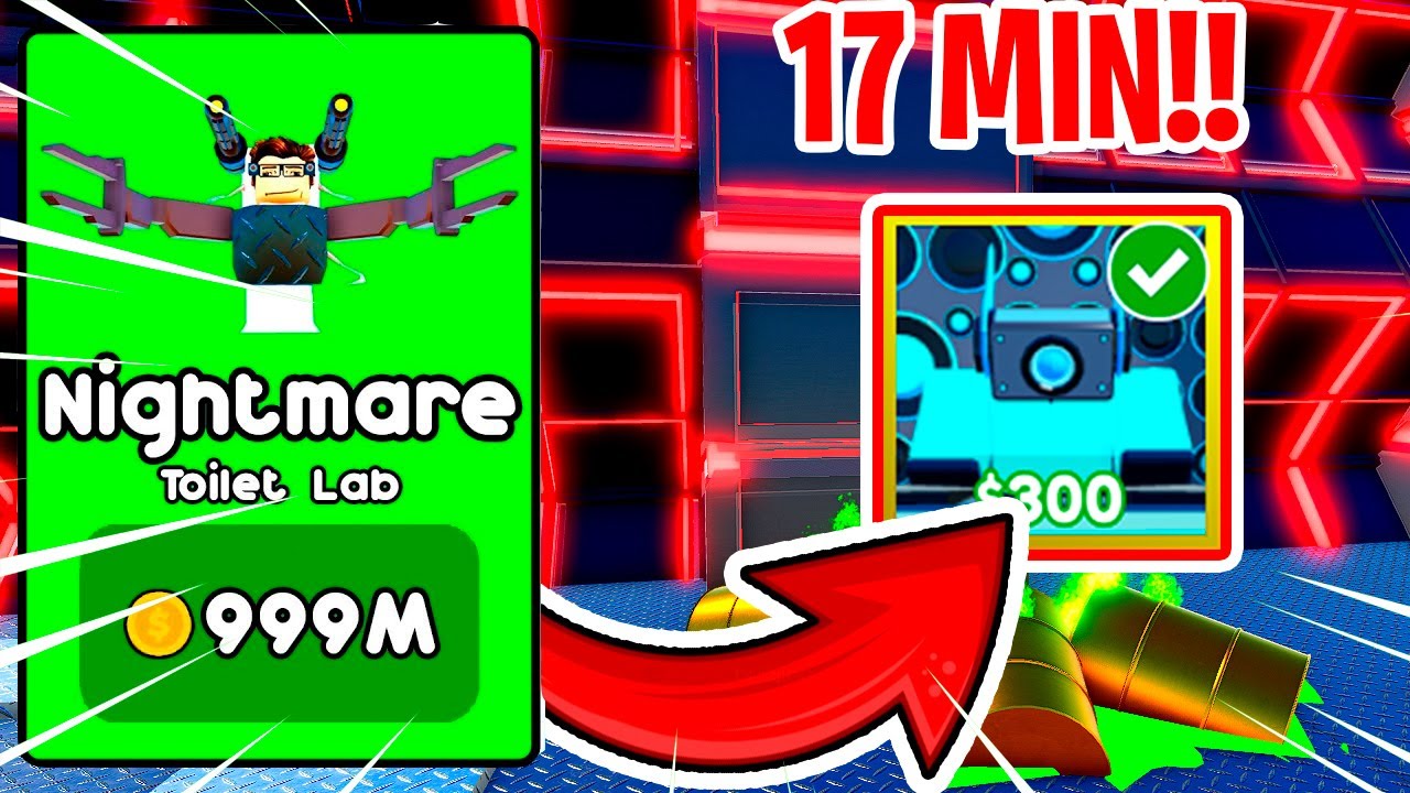COMO PASAR el NUEVO MODO Pesadilla con Full Autoskip!! 📸🚽📺 Toilet Lab Toilet Tower Defense (Roblox)