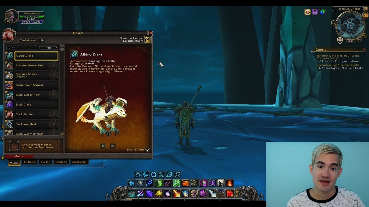 Показываю свою коллекцию ездовых животных World of Warcraft (ASMR)