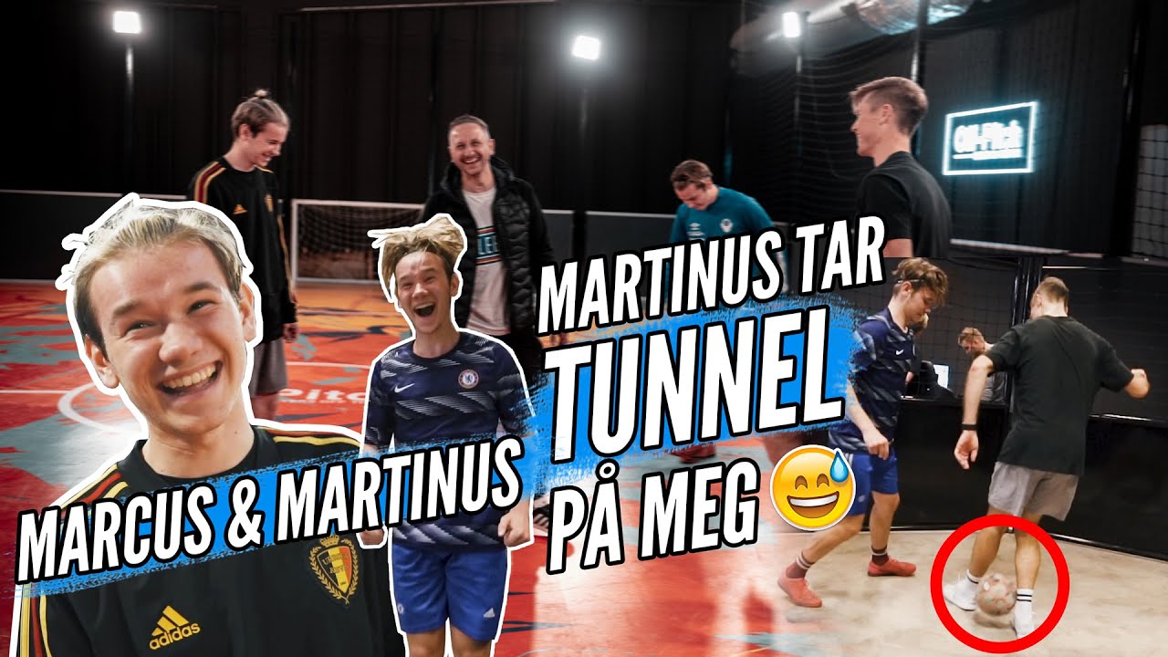Fotball med Marcus og Martinus på Oslo Street Fotballsenter + STOR  GIVEAWAY ⚽️🤩