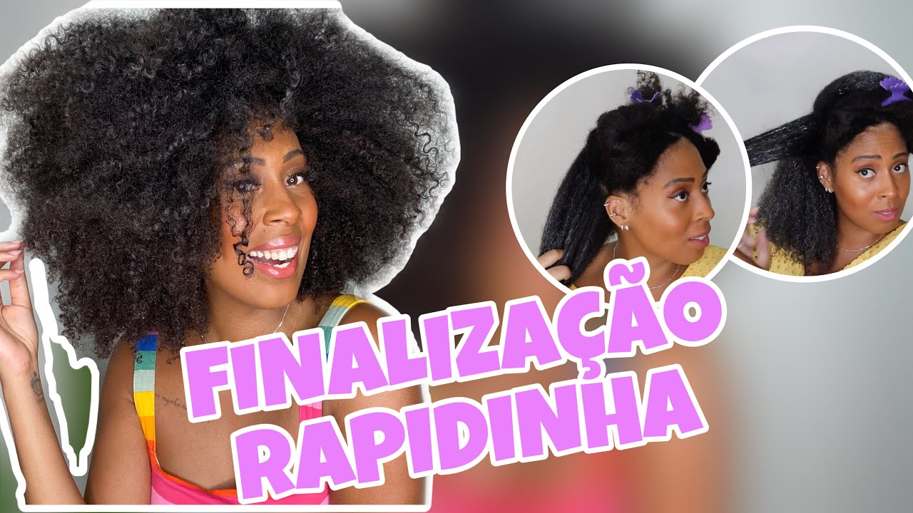 FINALIZAÇÃO RAPIDINHA PARA CABELO CRESPO | SABRINA DIBYNIS