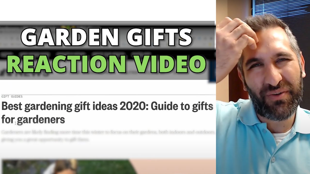 Best Gardening Gift ideas 2020: Guide to Gifts for Gardeners | REACTION Video 🤔🌳👍 NBC News