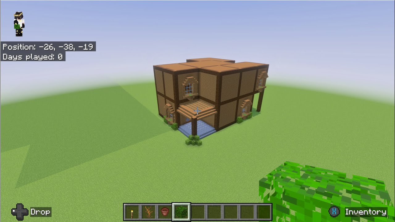 building my first survival tutorial house