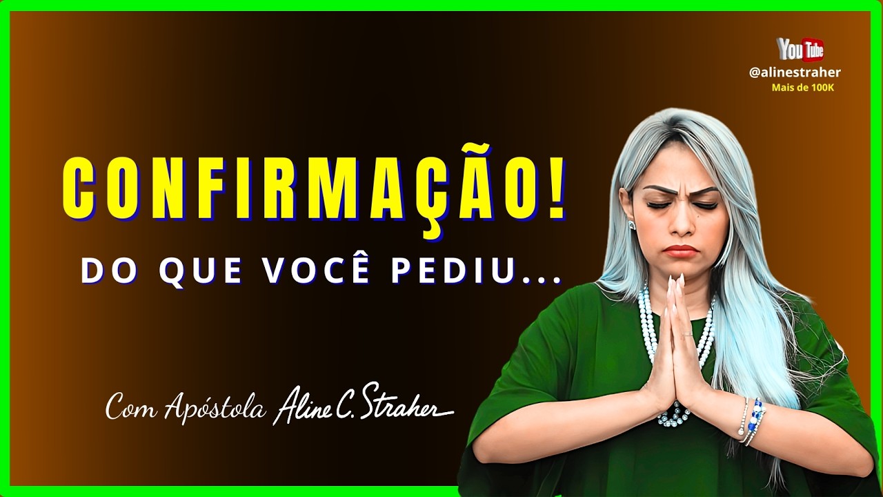 🚨🔴 AO VIVO AGORA | ESSA REVELAÇÃO É CONFIRMAÇÃO DO QUE VOCÊ PEDIU ESSES DIAS! 😭🔥 @alinestraher