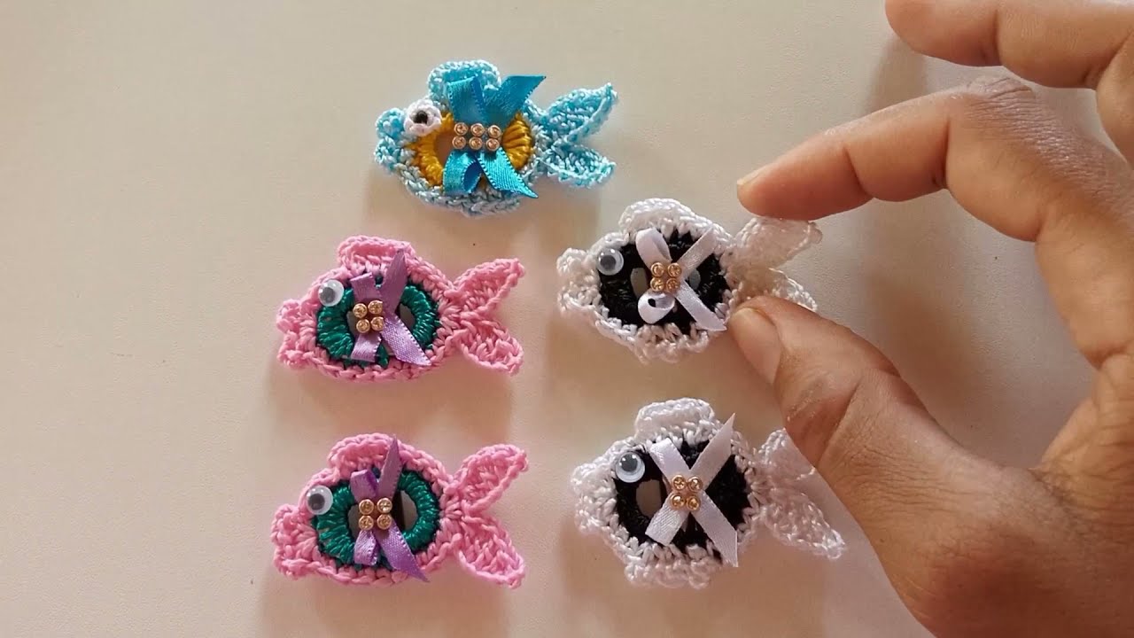 MINI PEIXINHO COM LACRE 🐠🧶 | PASSO A PASSO - Valdenete crochê artes e reciclagem
