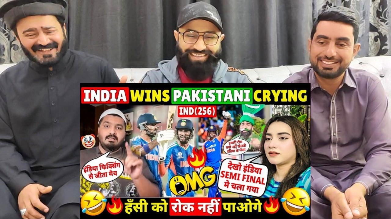 PAKISTANI FANS CRYING AFTER INDIA BEAT ZIMBABWE IN T20 WORLD CUP 2026  #pakistanireaction
