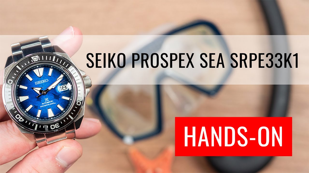 HANDS-ON: Seiko Prospex Sea Automatic Diver's SRPE33K1 Save the Ocean Special Edition 