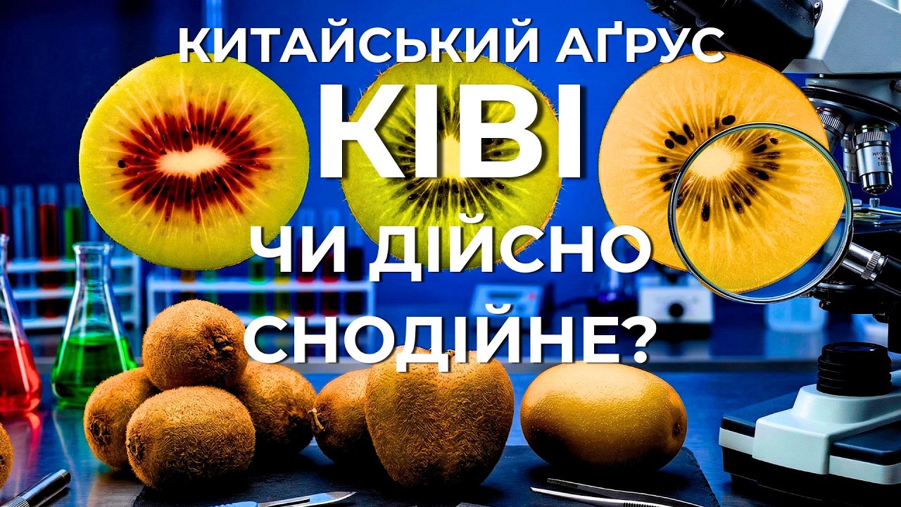 Ківі: Не чистіть його! Чи дійсно «китайський аґрус» ідеальне снодійне і розчиняє м’ясо?