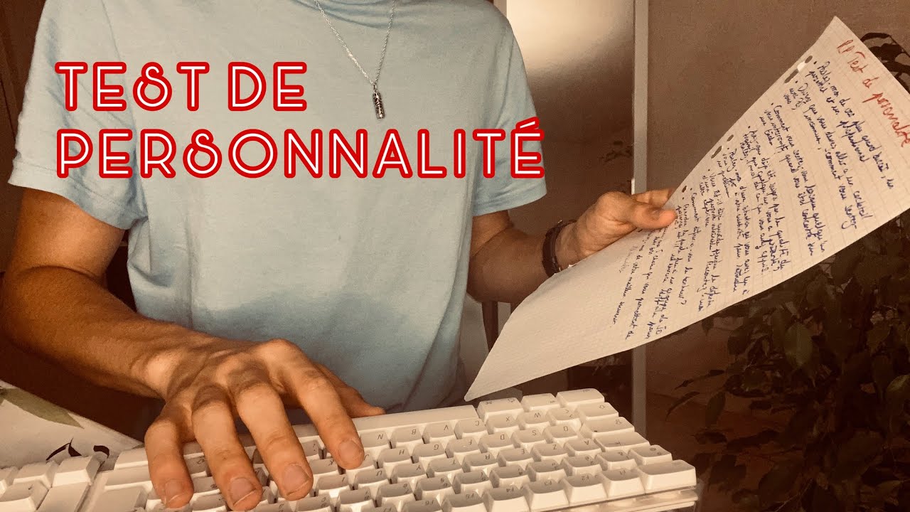 RP TEST DE PERSONNALITÉ ⌨️ (Intense Keyboard Tapping) / ASMR Français