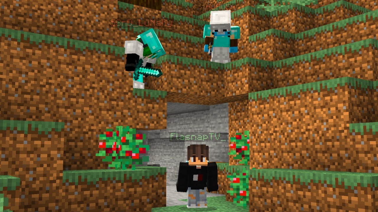 Minecraft Speedrunner VS 2 Hunters [Manhunt FR, Pas Fake]