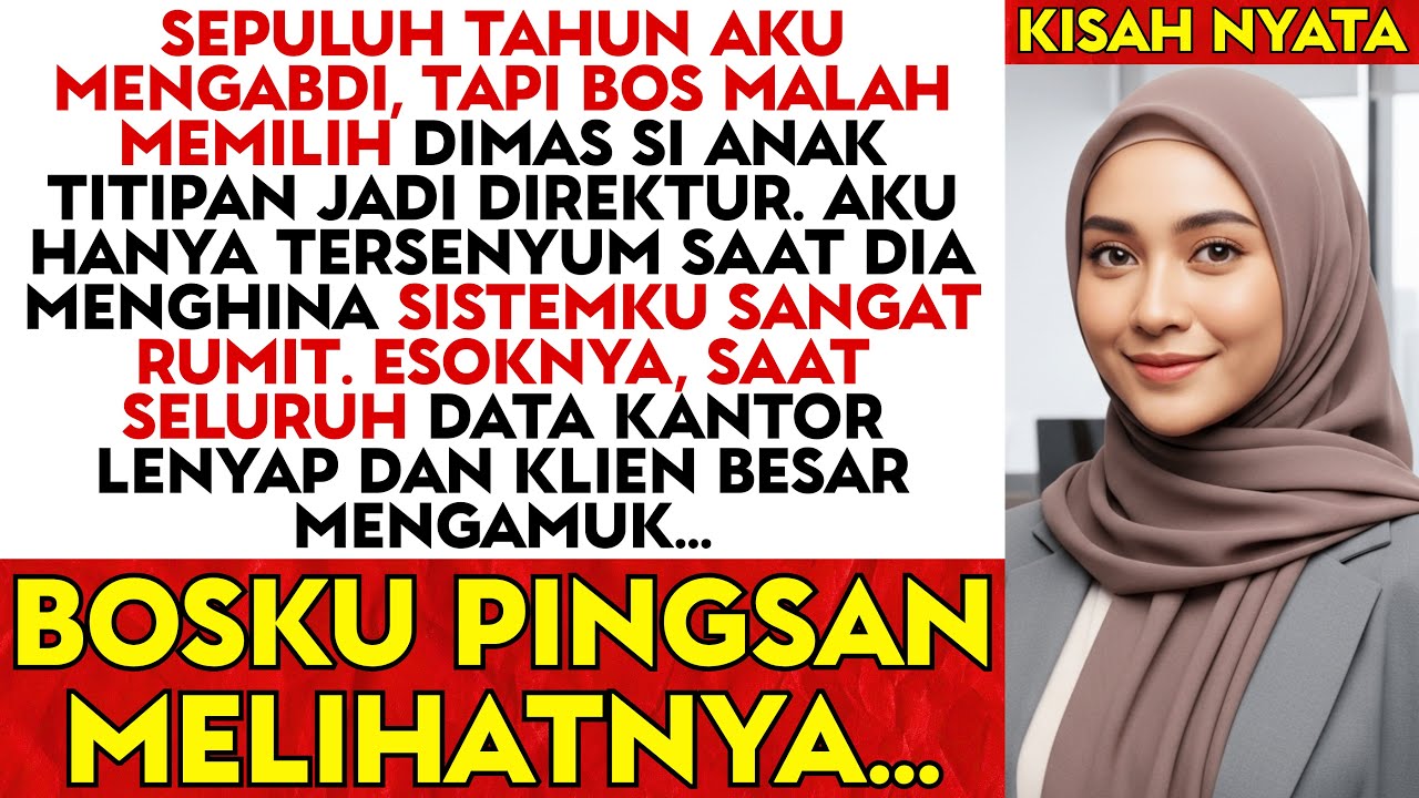 Bos PROMOSIKAN Keponakan MALAS Daripada Aku. Dia PANIK Lihat Baris TERAKHIR Surat RESIGN-ku...