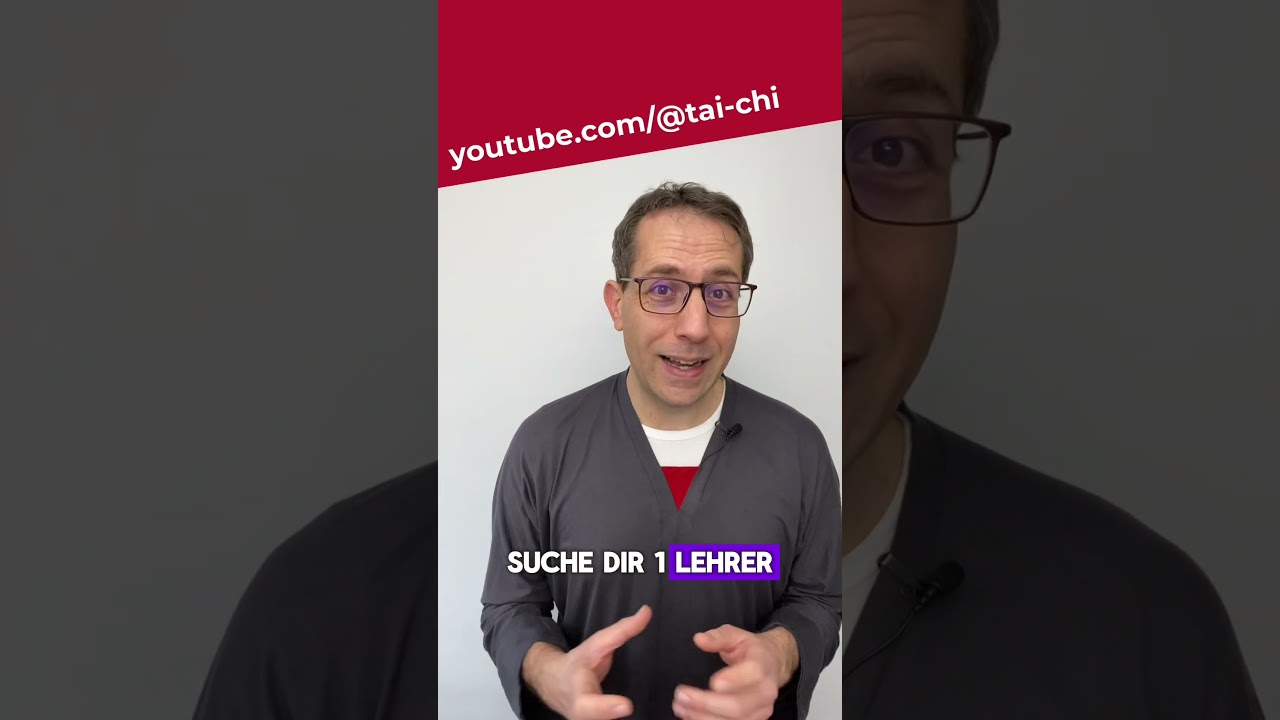 Lerne nicht auf YouTube Tai Chi! 