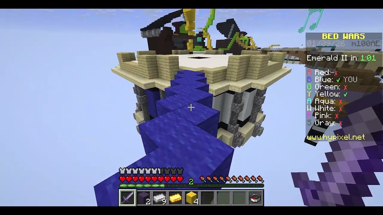 minecraft bed war