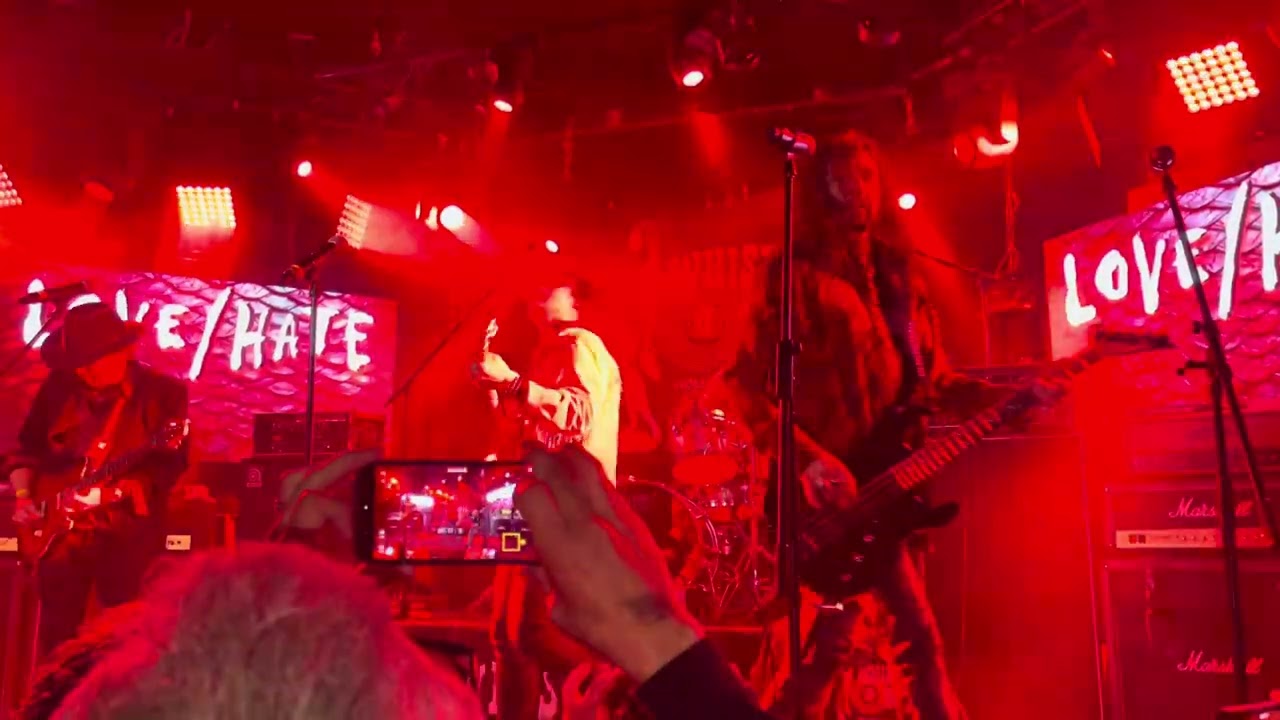 Love/Hate Blackout in the Red Room KNAC 40th Anniversary Party Whisky A Go Go Hollywood, Ca 1/8/26