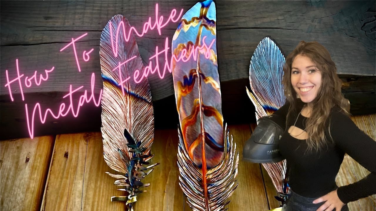 How to make 38 metal feather in one week, A journey of self-discovery... and feathers!