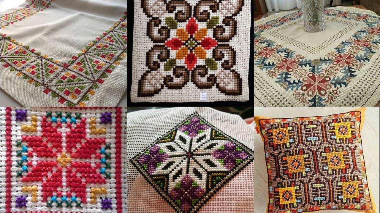 Very beautiful cross stitch pettrens for cushion covers