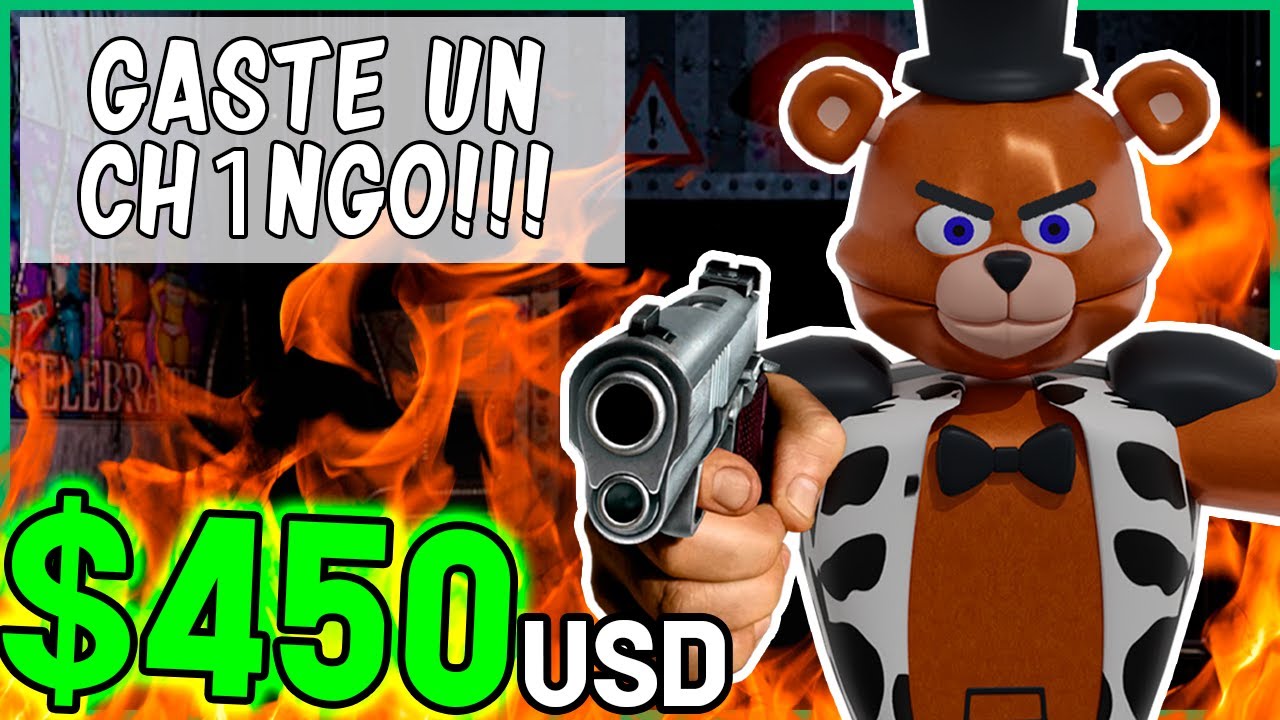 Gaste $450 USD En Hacer ANIMATRONICOS de FNAF B Yelion