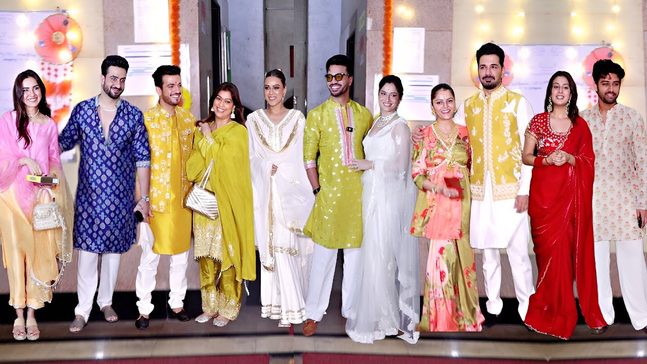 Ankita Lokhande Ganpati Celebration 2025 With Laughter Chef Season 1 Reunion Nia, Arjun, Aly, Rubina