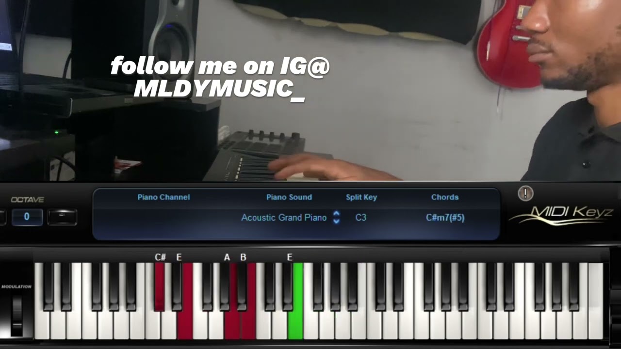 PIANO TUTORIAL OF (I AM NOT FORGOTTEN ) PART 1