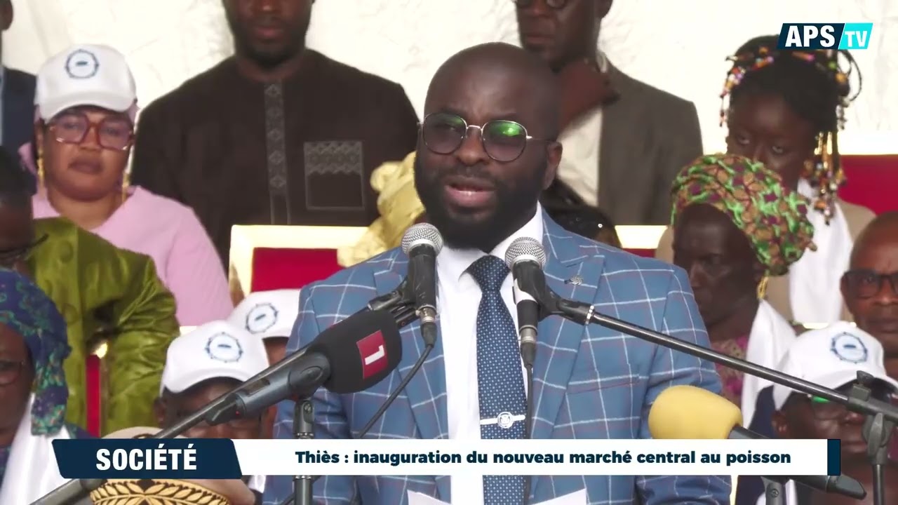 Thiès : inauguration du nouveau marché central au poisson