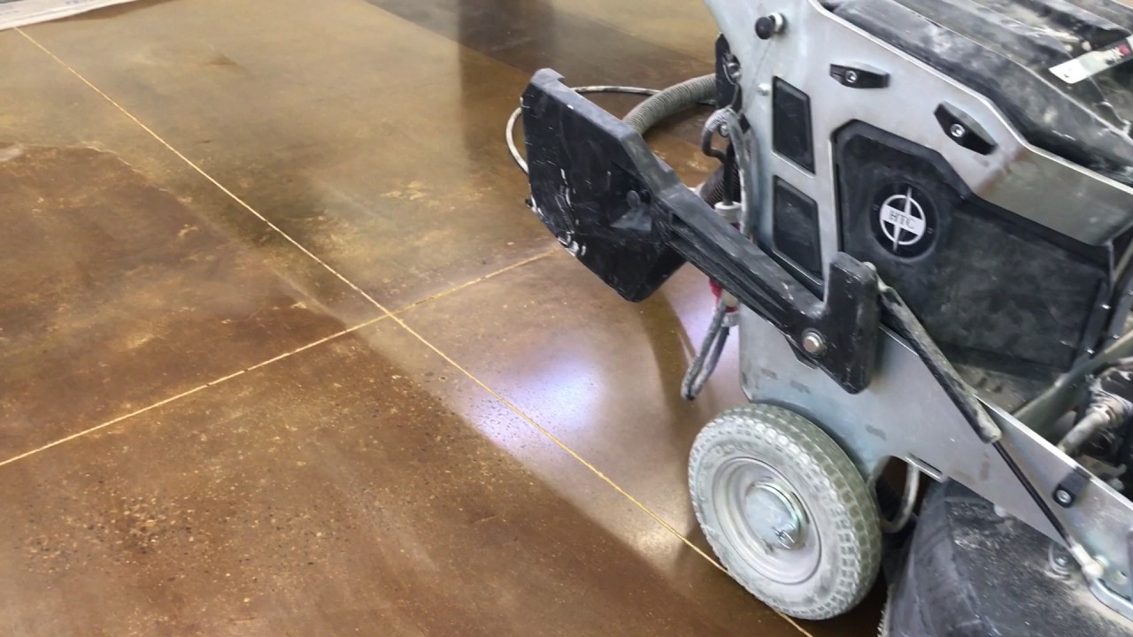 How to Make a Decorative Stained Concrete. Using an Ameripolish Stain with Acetone.