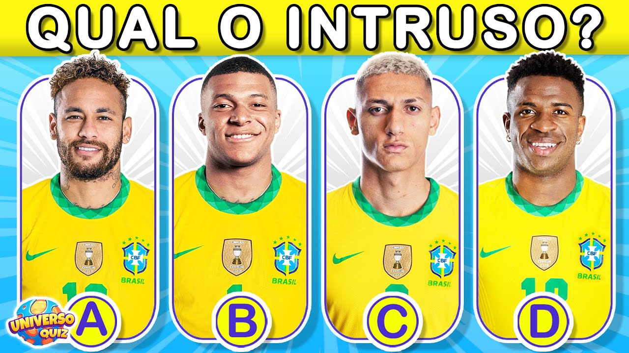 ADIVINHE O JOGADOR ERRADO | ENCONTRE O INTRUSO | Seleções da Copa do Catar