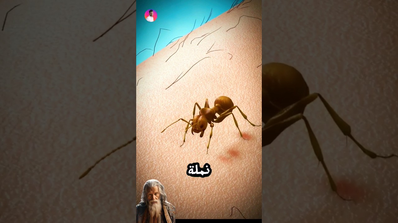 لماذا نشعر بألم شديد من قرصة النمله🐜🤔