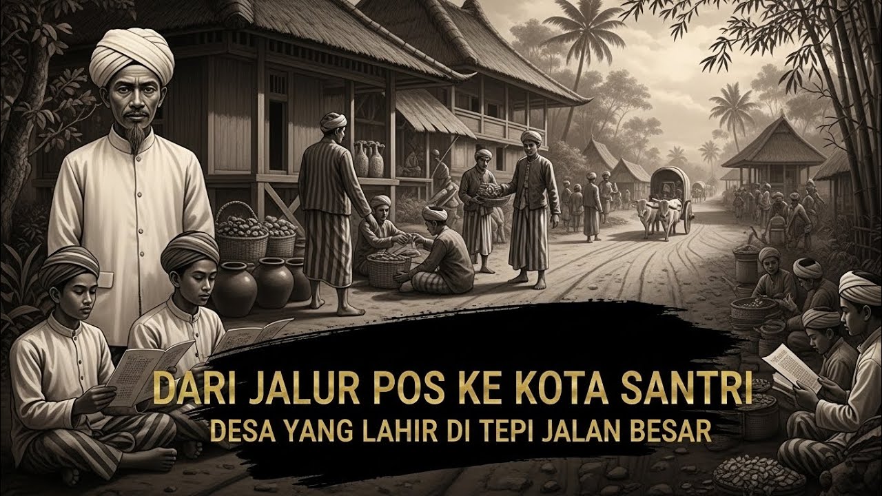 Dari Jalur Pos Ke Kota Santri
