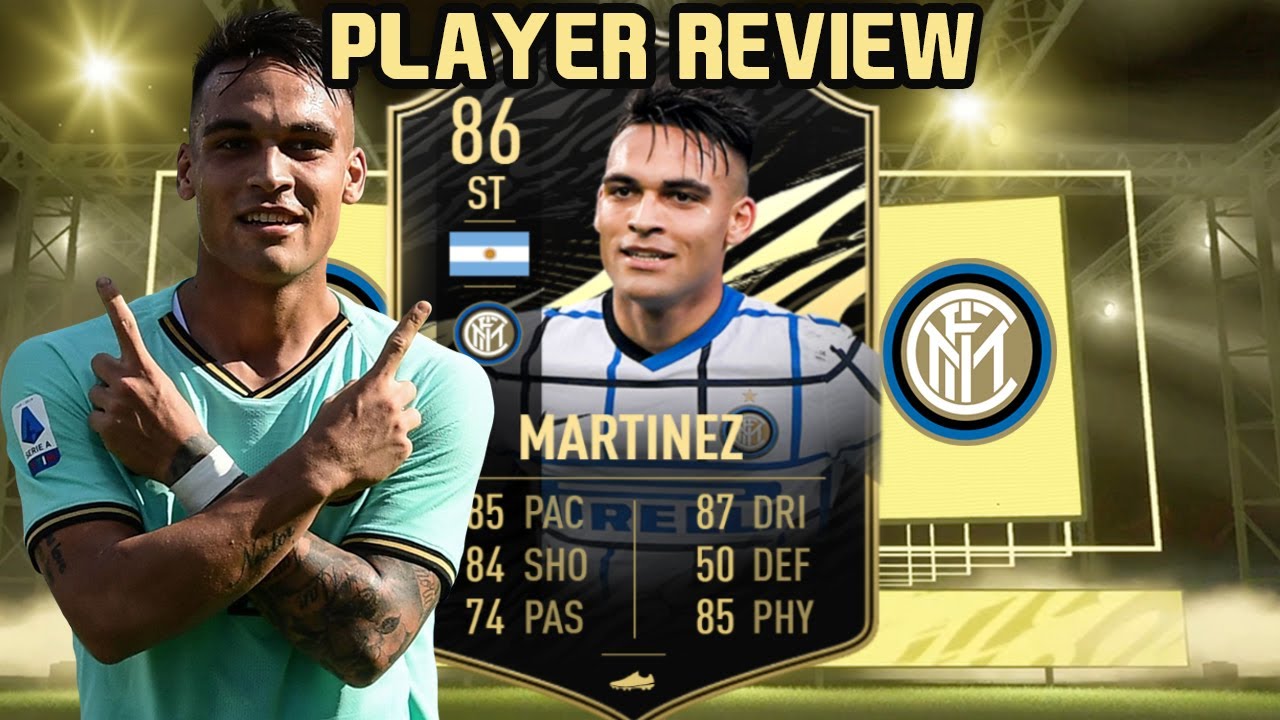 EL TORO! 86 TOTW LAUTARO MARTINEZ PLAYER REVIEW! FIFA 21 ULTIMATE TEAM