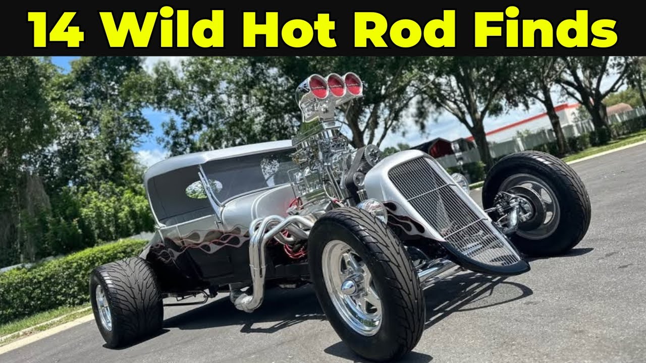14 Wild Hot Rods and Fast Classics for sale! EYE-CATCHING Rides!!