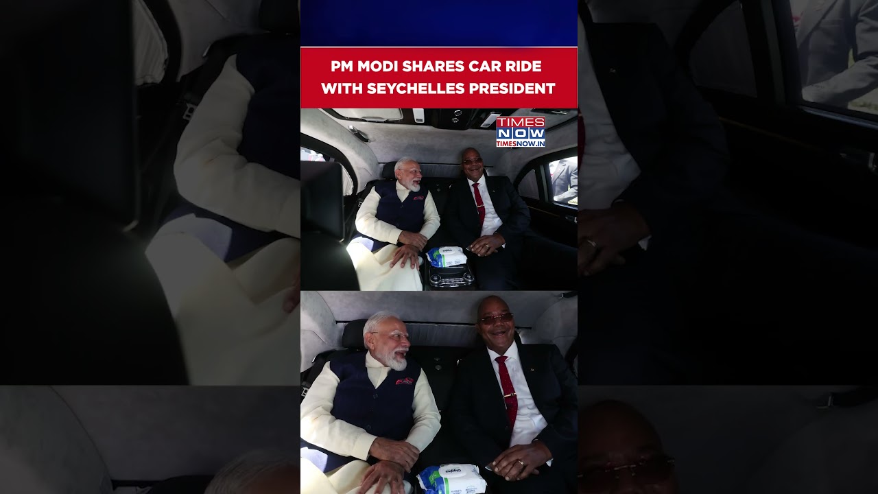 PM Modi, Seychelles President Share Car Ride To National Botanical Garden During State Visit