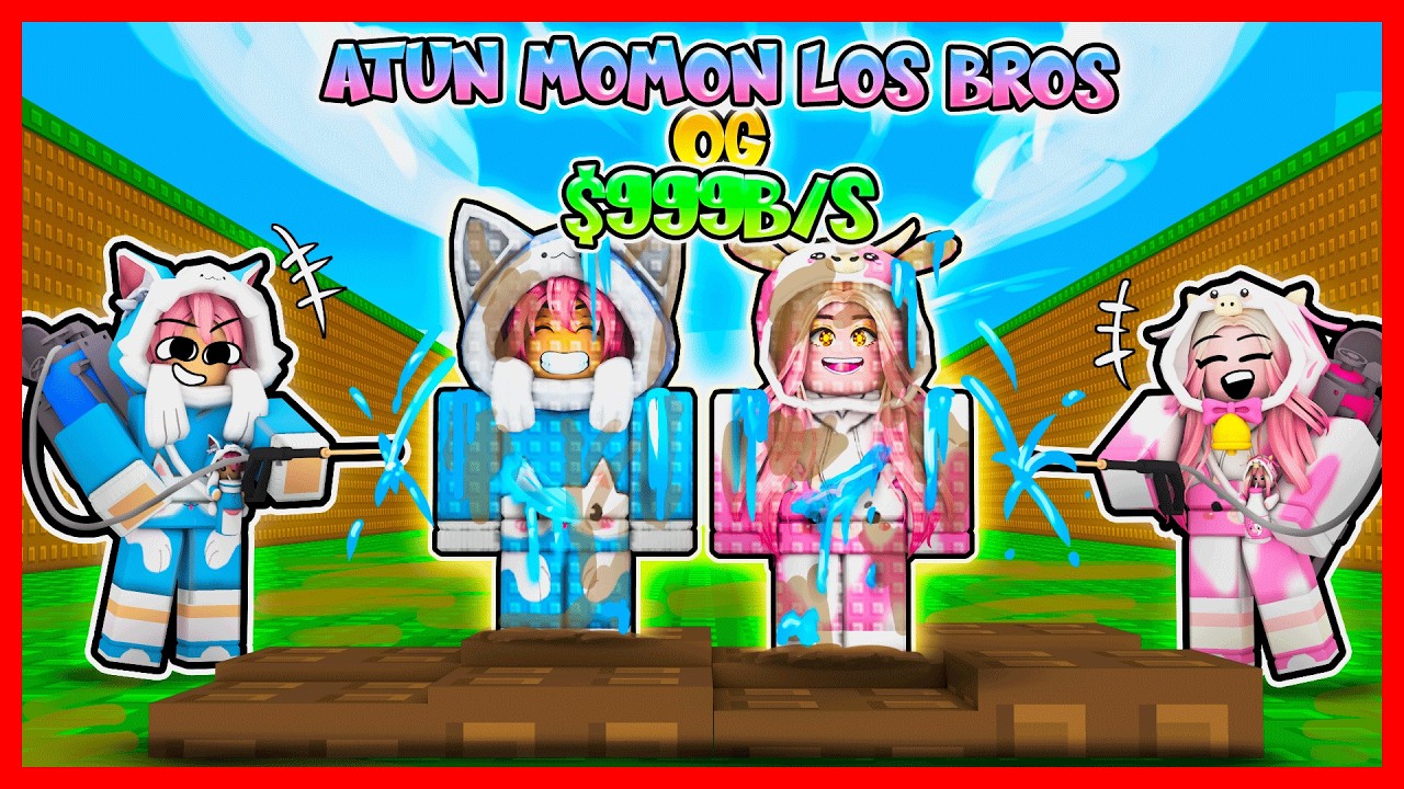 ATUN & MOMON MENJADI PEMBERSIH UNTUK MENDAPATKAN BRAINROT LANGKA !! Roblox