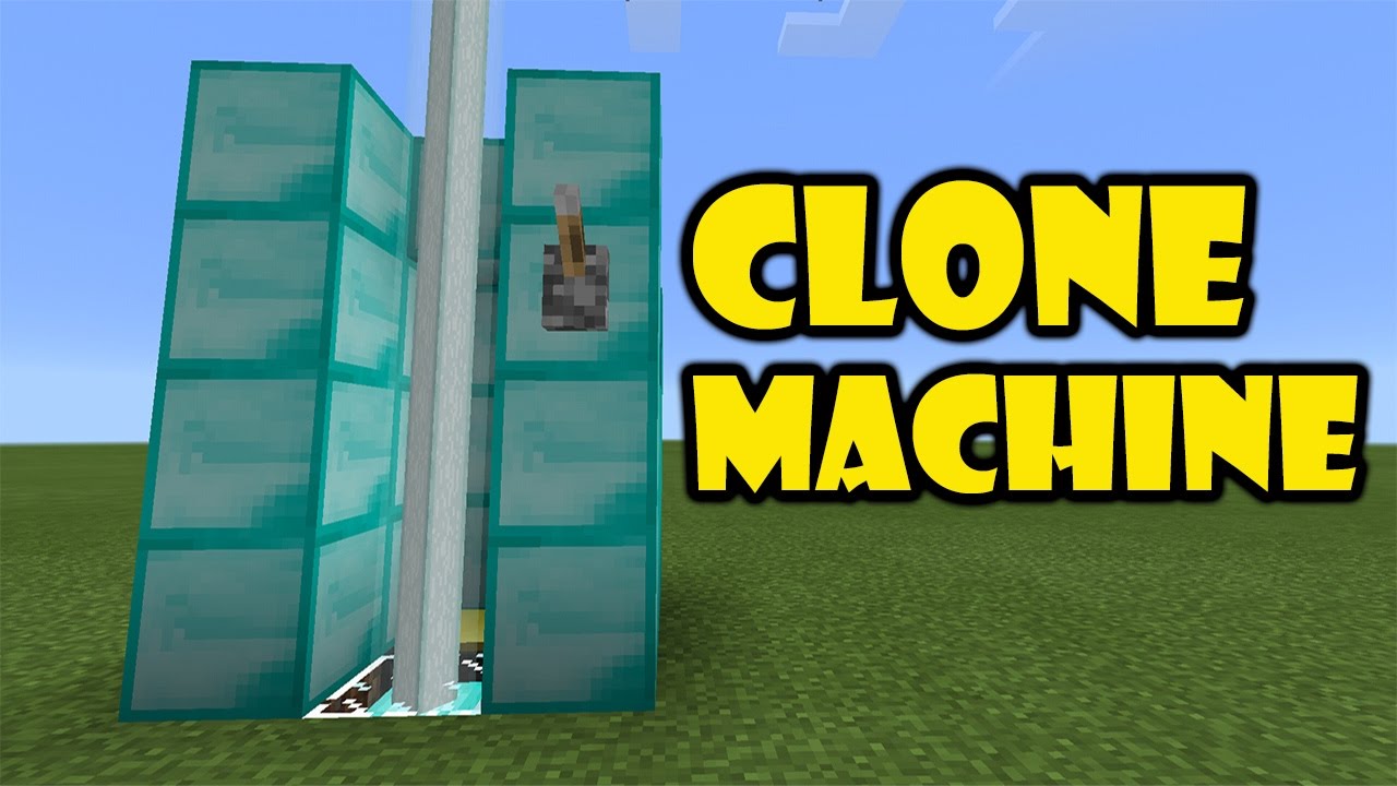 МАШИНА ДЛЯ КЛОНИРОВАНИЯ | Minecraft PE 0.16.0 Add-on Trick | Создание редстоуна