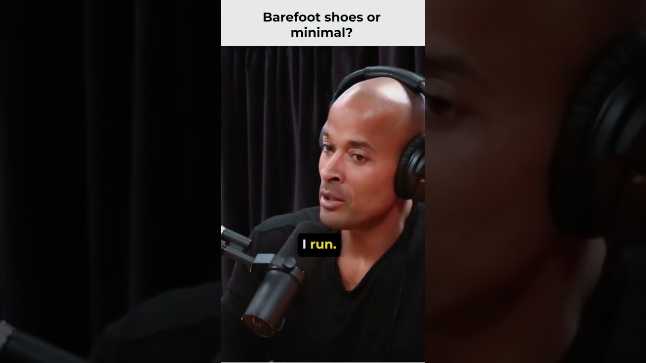 David Goggins' Take on Barefoot Shoes vs. Minimalist Running 🏃&zwj;♂️ | Joe Rogan Podcast #short