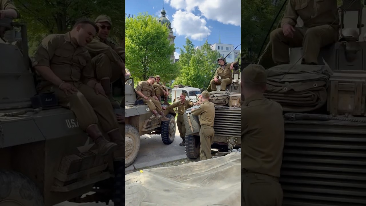 Singing Soldiers &ndash; WWII Reenactors at Pilsen 2025 #livinghistory