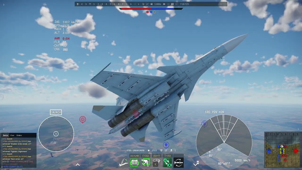 Su-30SM2 18킬 1데스