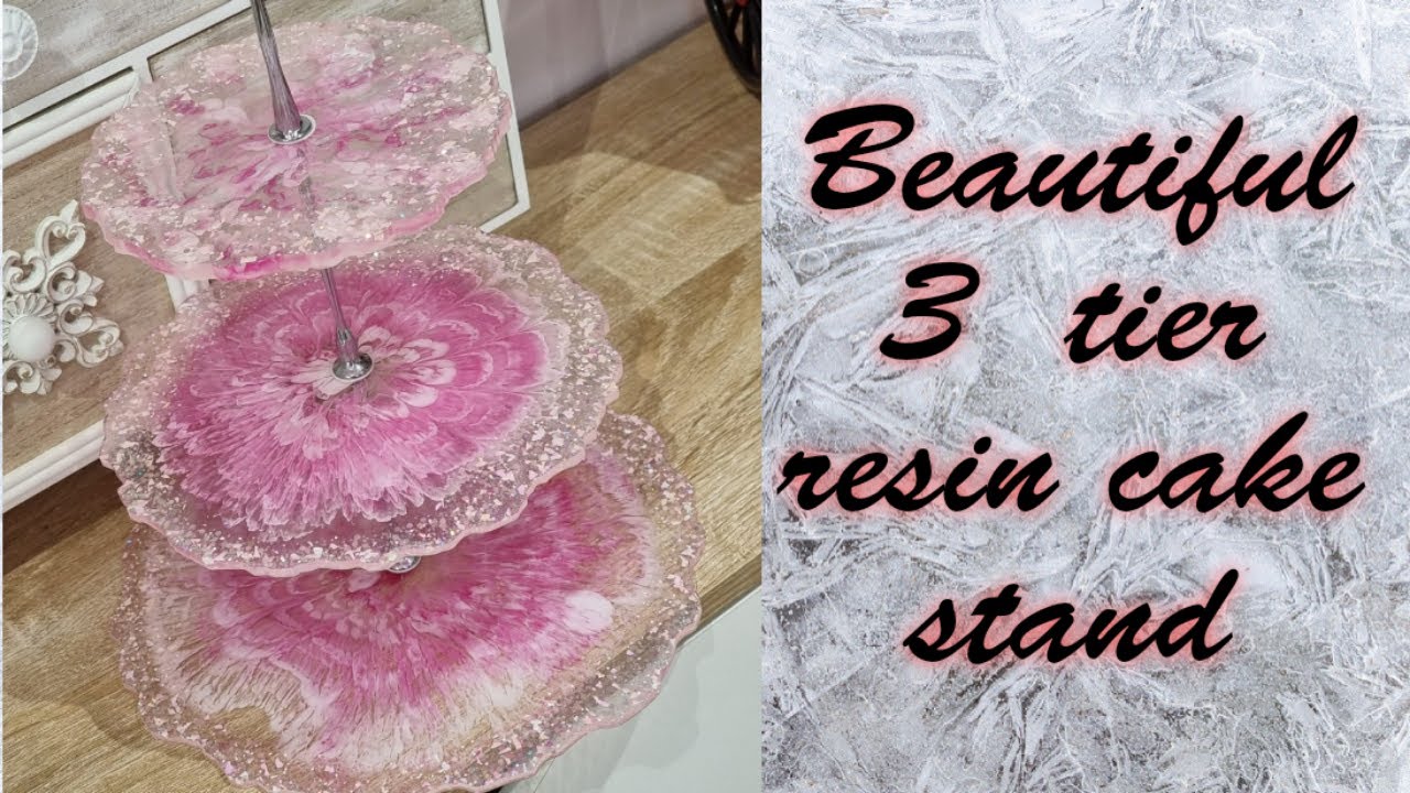 Beautiful 3 Tier Resin Cake Stand