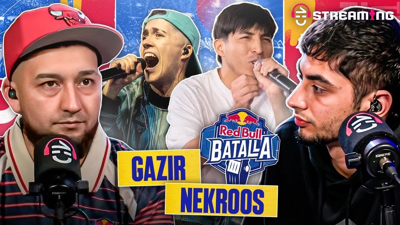 GAZIR VS NEKROOS ☠️| NITRO y ELEMENTAL REACCIONAN A RED BULL BATALLA INTERNACIONAL 