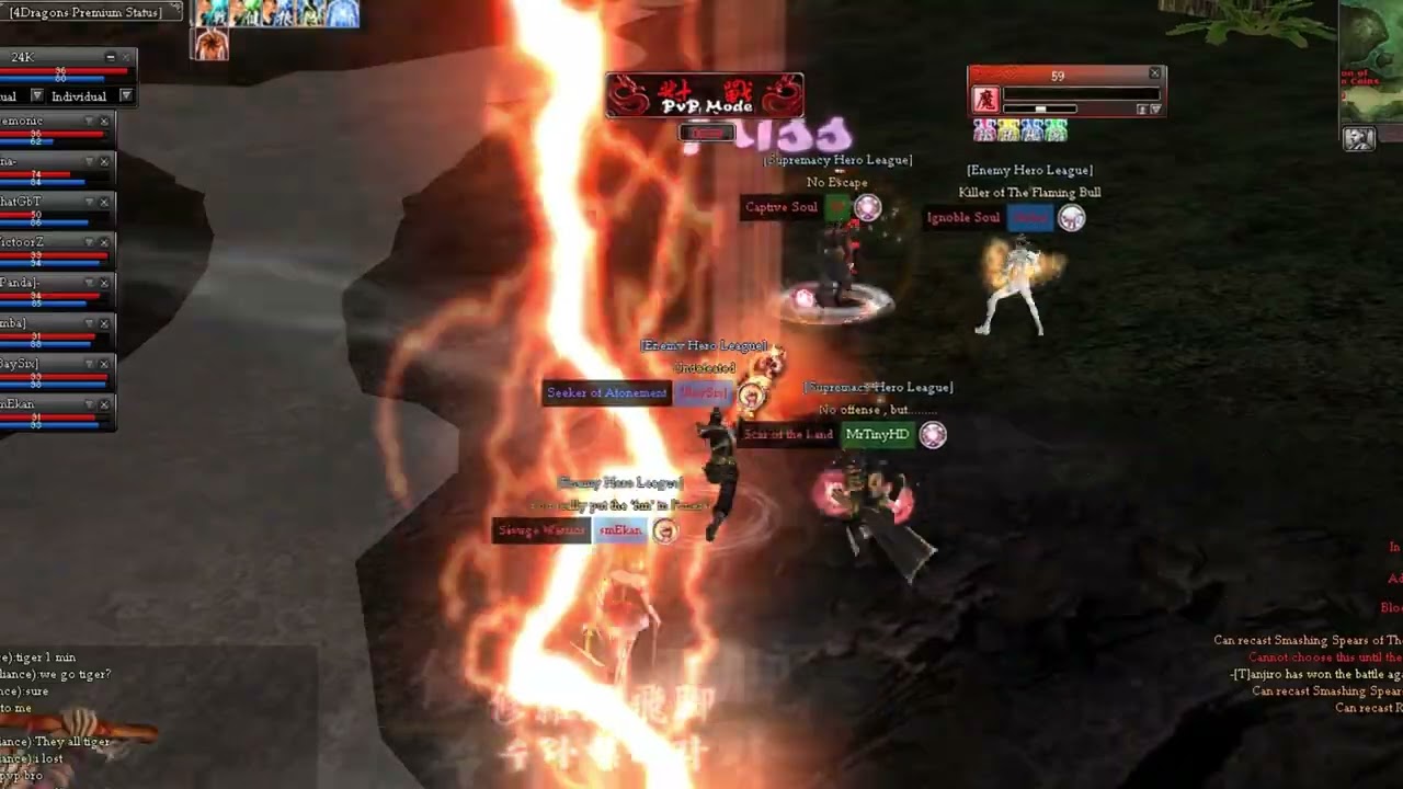9Dragons 4D KS Boss + some PvP