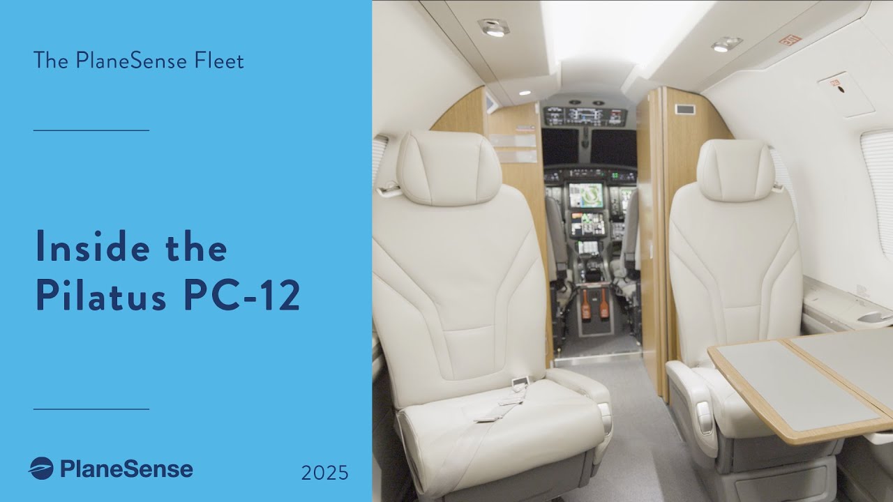Explore the Pilatus PC-12 Cabin | PlaneSense