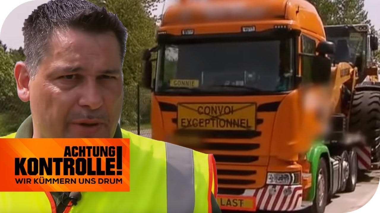 Polizeikontrolle bei Schwertransporter: Was findet die Polizei? | Achtung Kontrolle | kabel eins