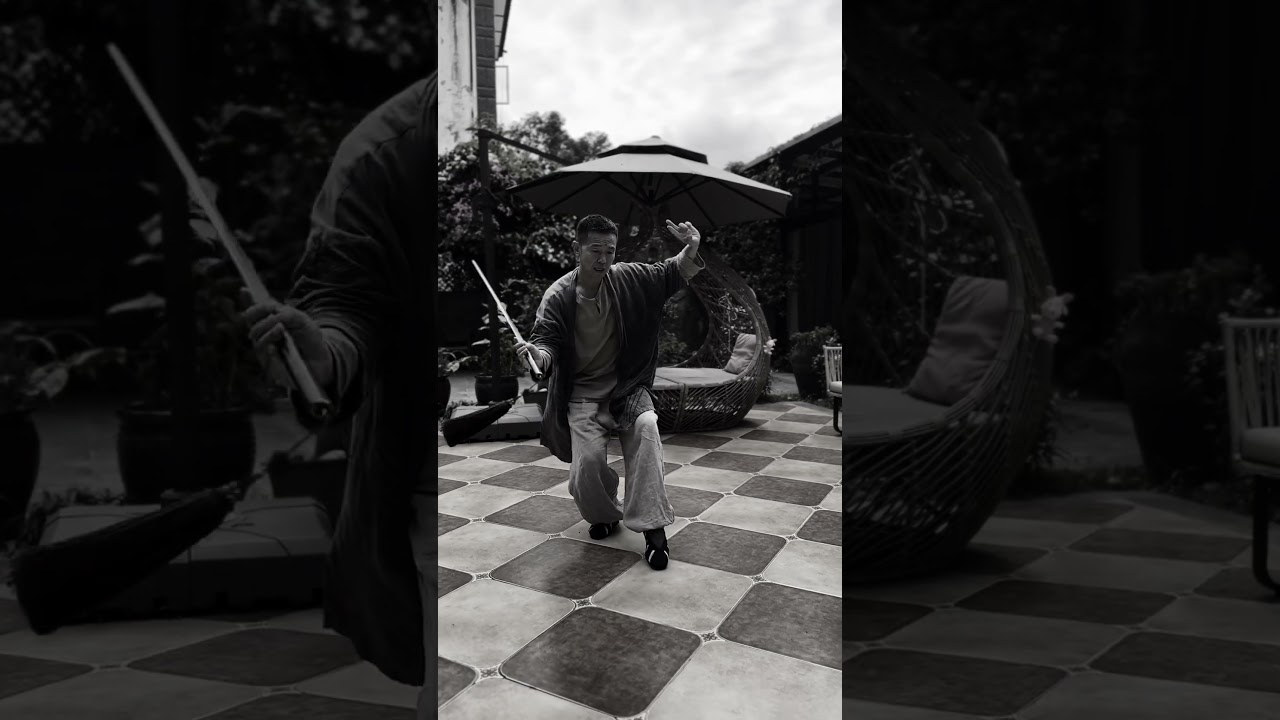 Use with caution! The most practical combat move of Tai Chi sword！ #taichi #taichinh  #taijiquan