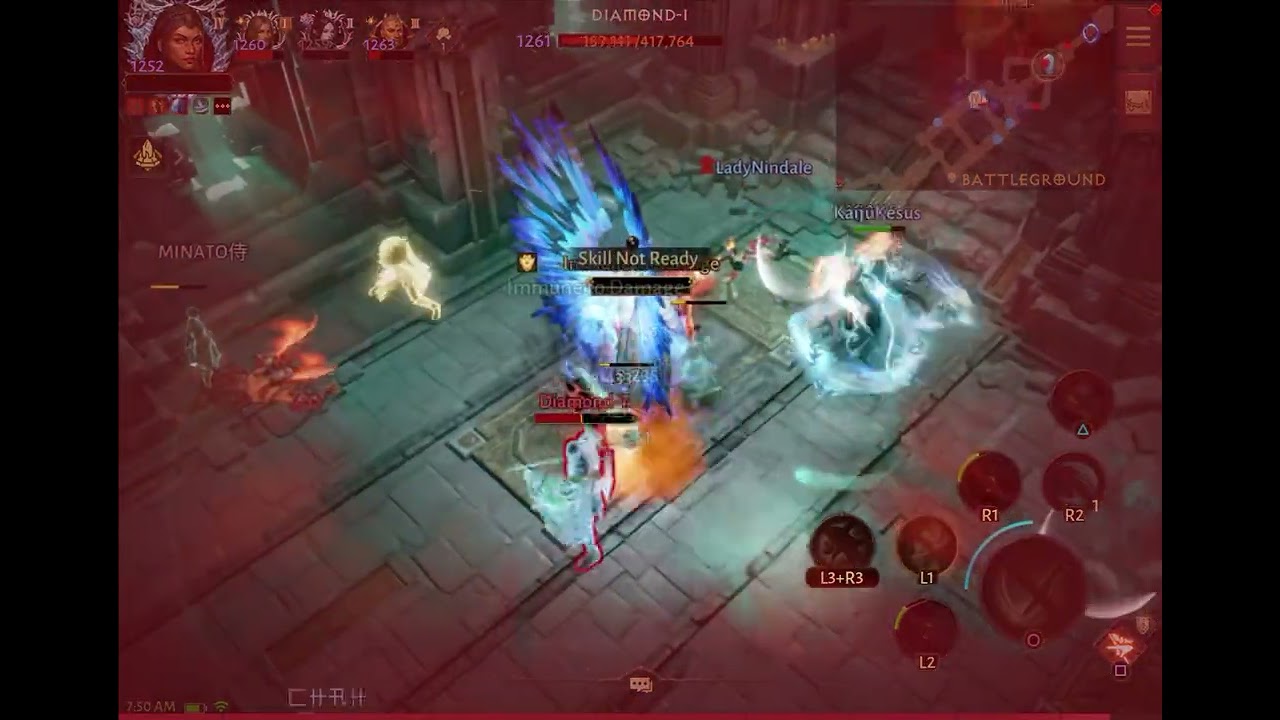 Diablo immortal gameplay carnage with Tempest  Tank Hunter.  4200 reso. 