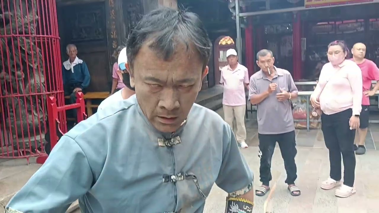 屏東海豐聖德宮 北港朝天宮會香 池府王爺降駕翻白眼不眨眼